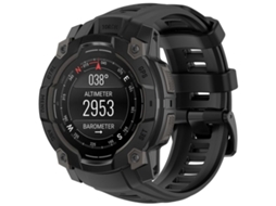 Bracelete Para Garmin Instinct 3 Amoled / Solar (50mm) - Silicone - Liberação Rápida Preta