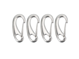 4pcs Gancho de Corda Aço Inox 70mm Resistente