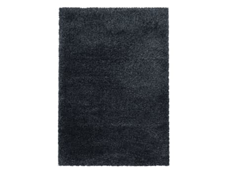 Fluffy Shaggy Tapete Pelo Comprido Retangular 280x370cm Antracite