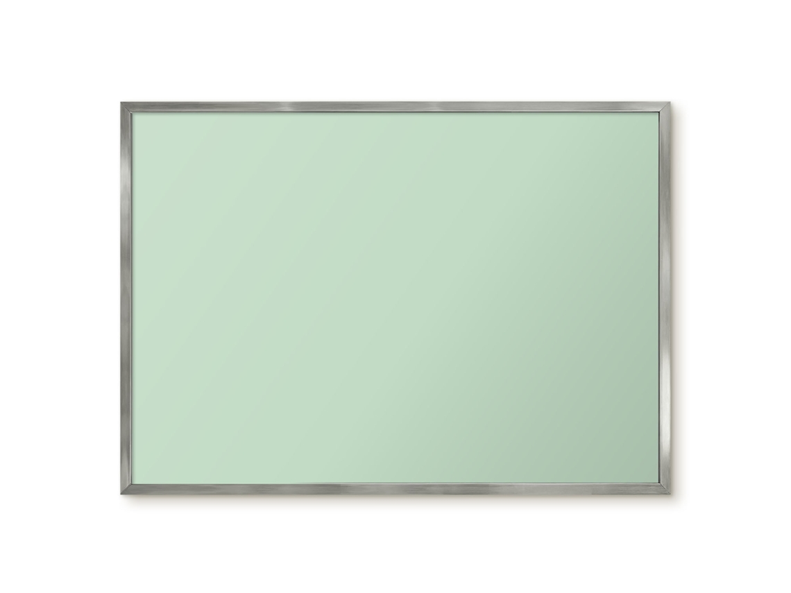 Quadro de vidro magnético turquesa para hall de entrada Espelharte (70x50 cm)