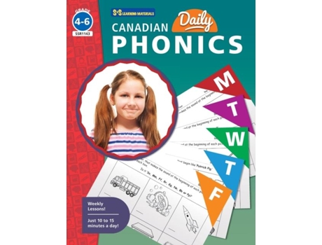 Livro Canadian Daily Phonics Activities Gr. 4-6 De Ruth Solski (inglês)
