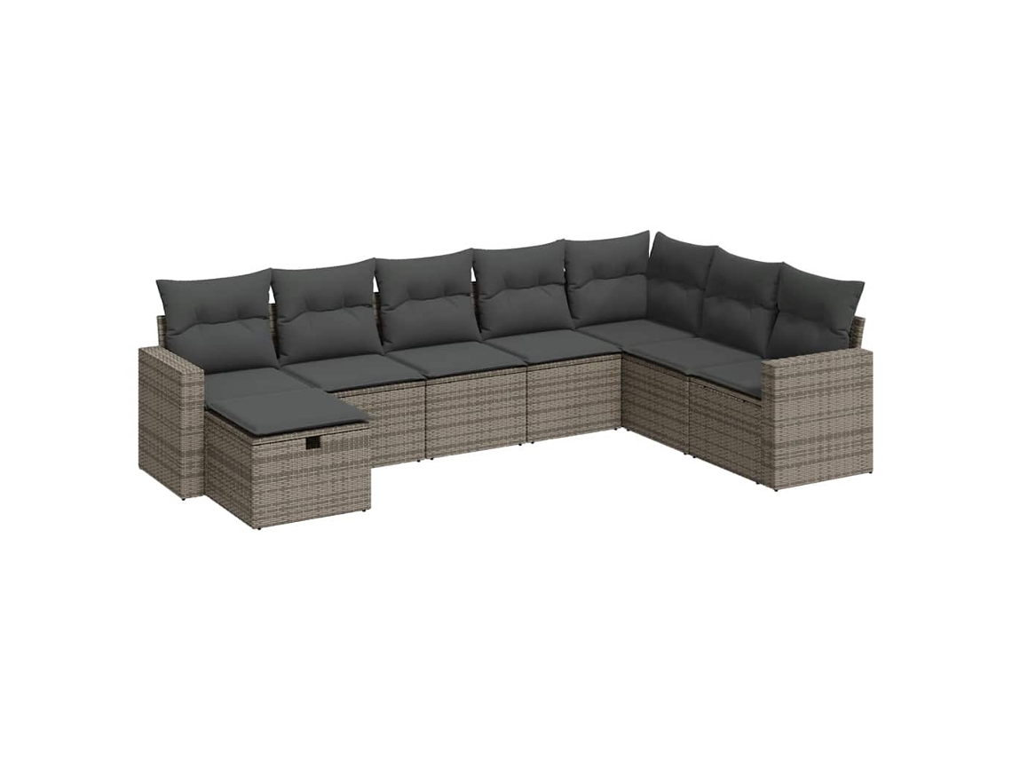 Garden Sofa Set, Garden Sofa Sets Vidaxl Cinzeto Rattan / Vime (n/a)