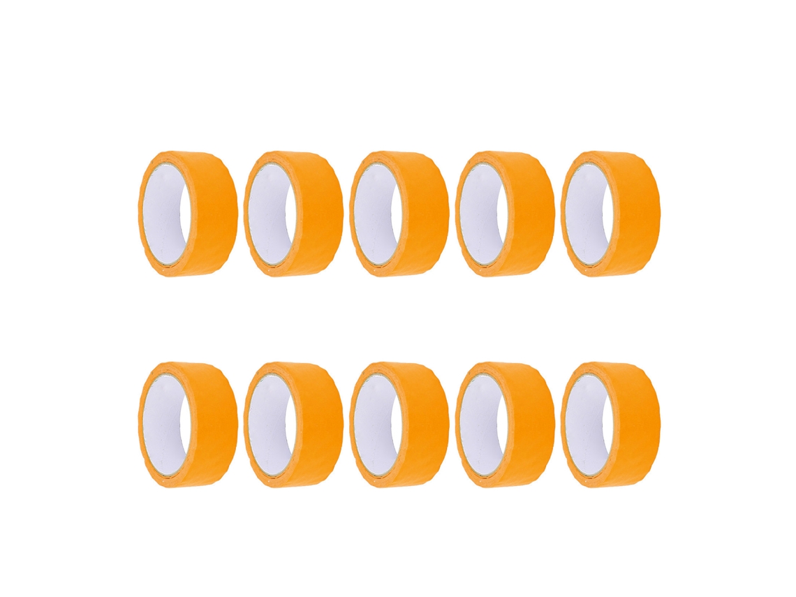 10 Peças De Fita Masking De Papel Com Adesão Forte Fita De Pintura Laranja Para Decoração De Casa Pintura