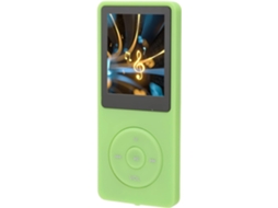 Reprodutor De Mp3 E Mp4 Com Rádio Fm Gravação (verde)