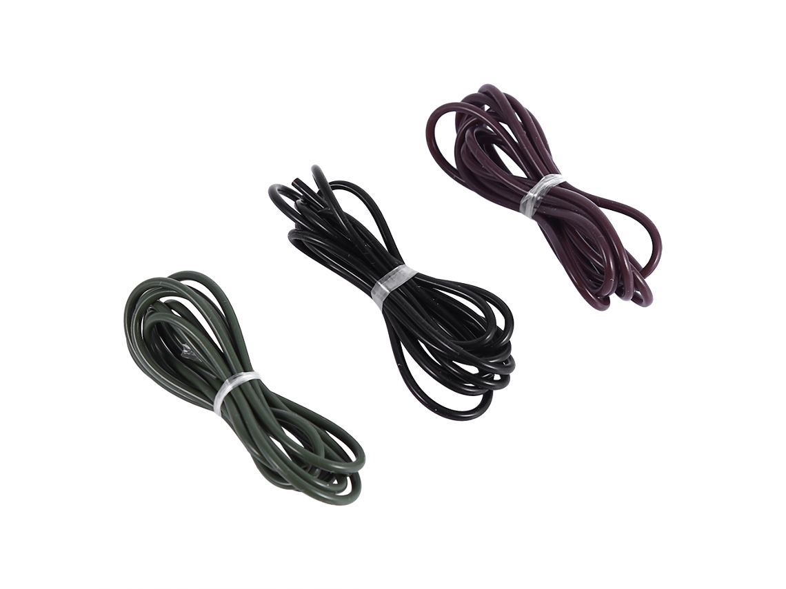 Kit 3 Tubos Silicone Pesca Carpa 1m