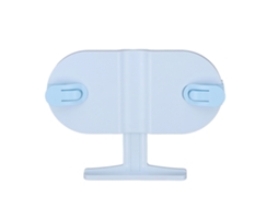 Soporte de Leitura Ajustável em Largura Azul, Portátil para Livros, Telefones e Tablets, Ideal para Estudantes
