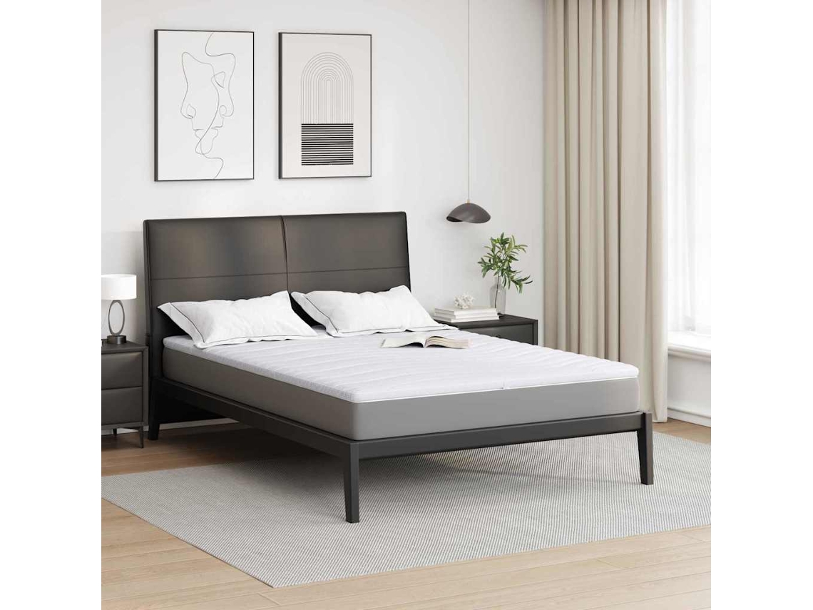 Vidaxl Topper De Colchão 140 X 200 Cm De Espessura Tecido De Tricô
