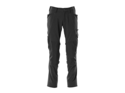 Calças Grandes Com Bolsos Para Joelheiras Accelerate 18179 Preto 46 / 35 MASCOT