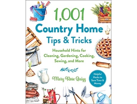 Livro 1,001 Country Home Tips Tricks de Mary Rose Quigg (Inglês - Capa Dura)