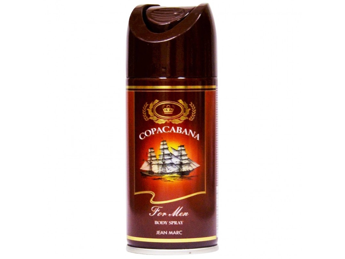 Desodorante Spray Refrescante Masculino Copacabana, 150ml Jean Marc