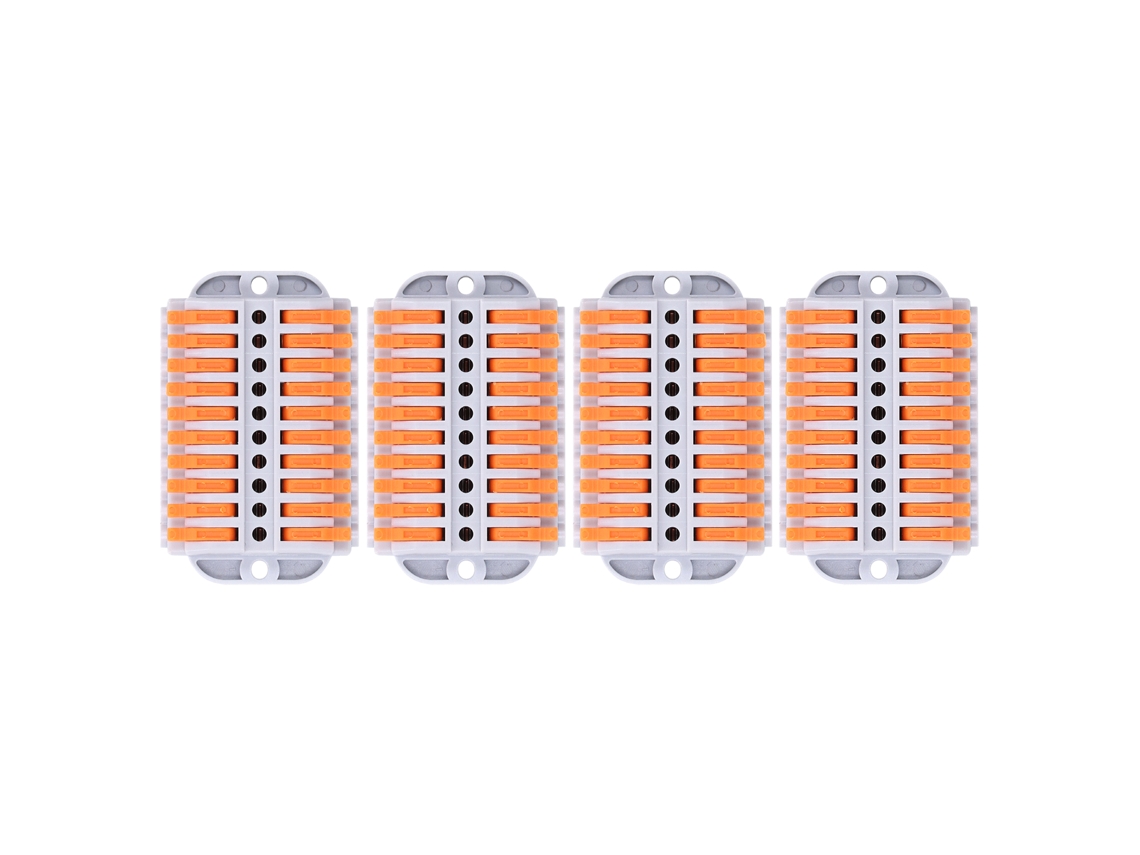 Conjunto De Conectores Elétricos Laxiscreed Com Ligação Rápida E Encaixe Por Alavanca