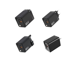 Laxiscreed Carregador Rápido 65w Com Cabo Retrátil - Compatível Com Tablets E Notebooks
