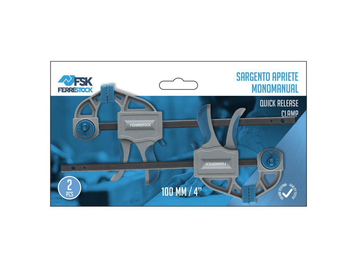 FERRESTOCK Sargento Press Fsksam001 100 Mm 2 Unidades