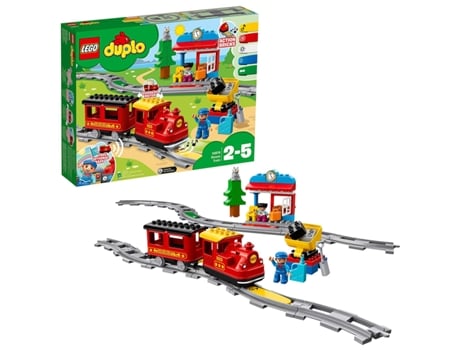 JOGOS E BRINQUEDOS KIDS - LEGO DUPLO Town 10874 Comboio a Vapor LEGO DUPLO Town 10874 Comboio a Vapor