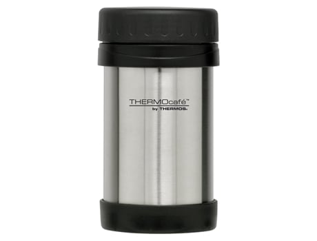 Caixa Para Alimentos THERMOCAFE BY THERMOS Isolada De 0,5L De Aço Inoxidável