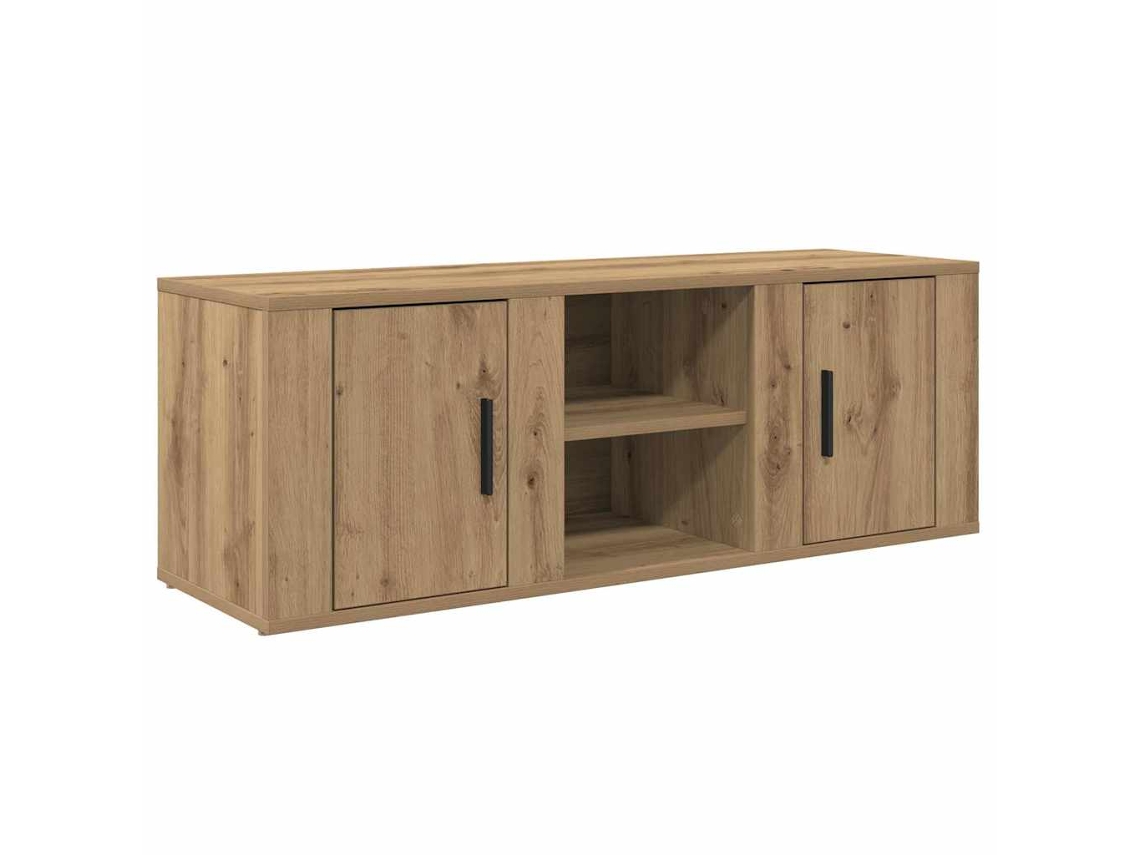 Móvel Para Tv | Gabinete De Tv | Armário De Tv Carvalho Artesanal 100 X 31,5 X 35 Cm