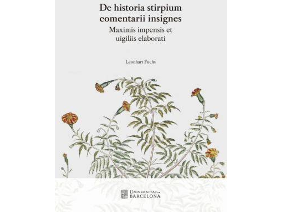 Livro De historia stirpium comentarii insignes de Leonhart Fuchs (Espanhol)