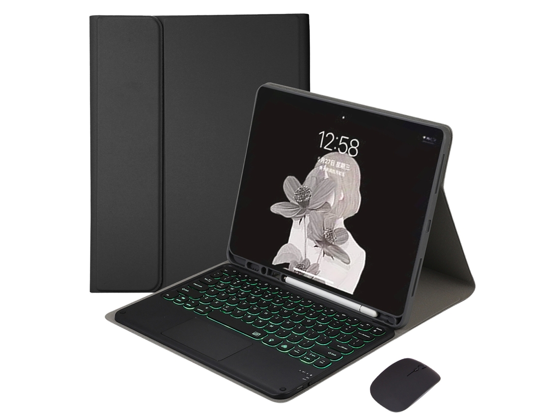 Lurelia Capa Com Teclado Bluetooth Para Samsung Tab S10plus/s9fe Plus/s9plus 12.4