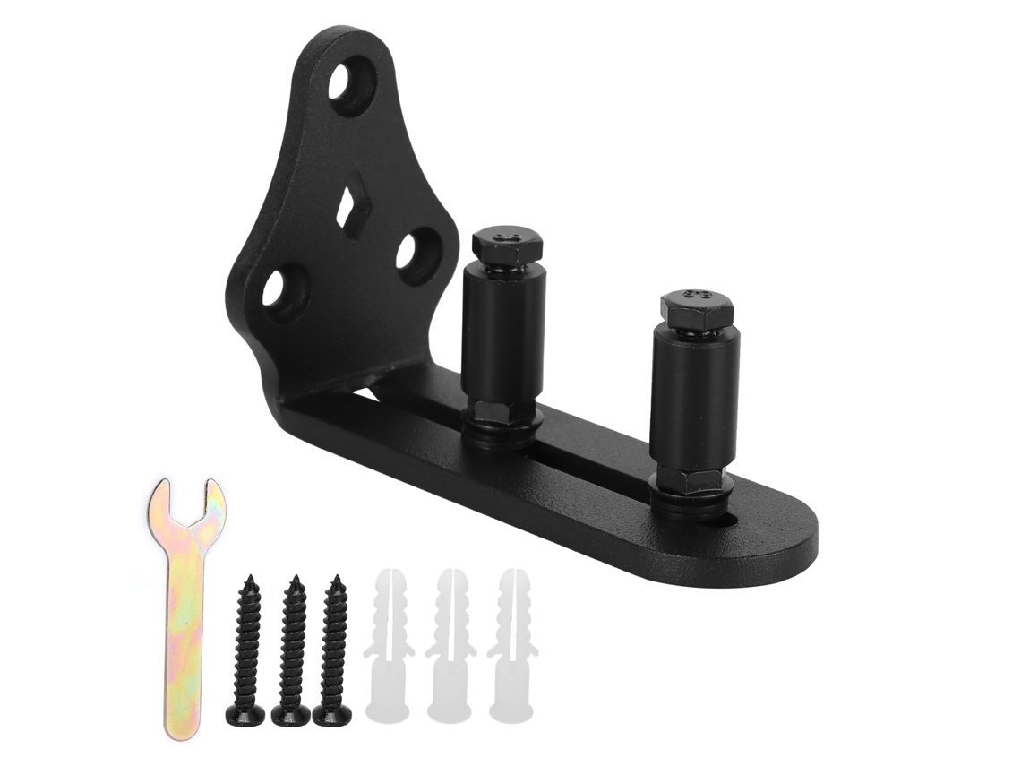 Laxiscreed Travamento De Guia De Piso Para Porta De Celeiro Em Aço Carbono, Modelo Triangular