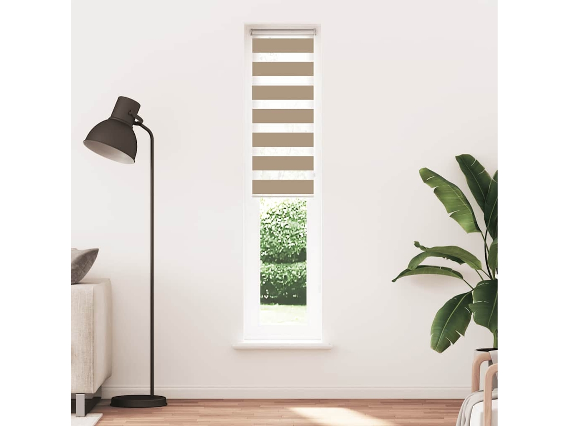 Maison Exclusive - Cortina De Zebra 50x230 Cm Largura Do Tecido 45,9 Cm Poliéster