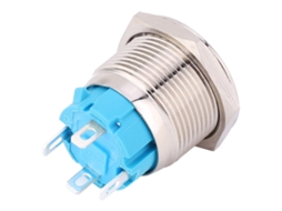 Interruptor Push Button Auto reset com Luz 12 24vdc