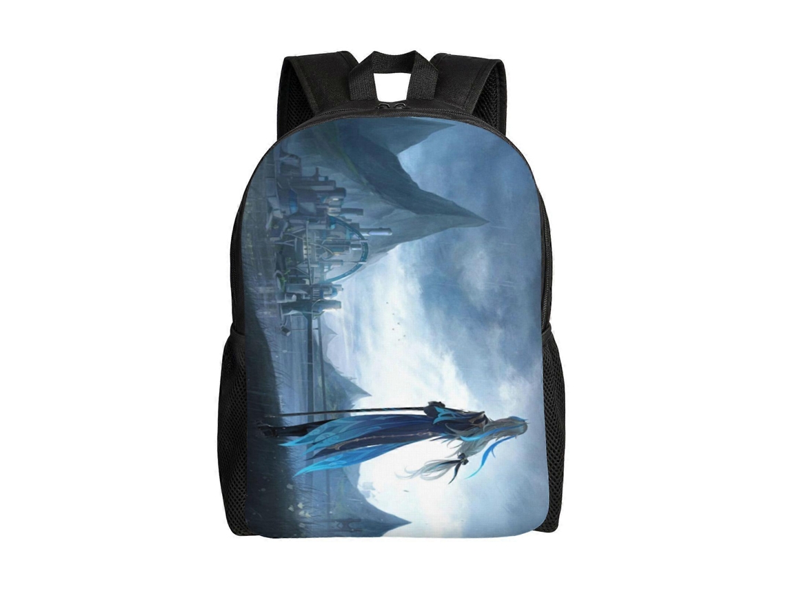 Mochila Estudantil F10 Genshin Impact, Leve E Elegante, À Prova Dágua E Com Alça De Ombro Ajustável. Olysi Shop