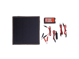 Painel Solar Portátil 15w Kit Plegável Carregador Usb Com Controlador Para Camping