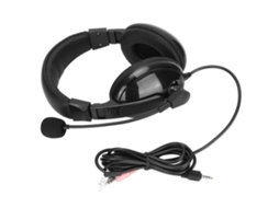 Fone Mali com fio BH3688, 3.5mm, microfone omnidirecional, para Xbox, PS4, PC, celular, preto