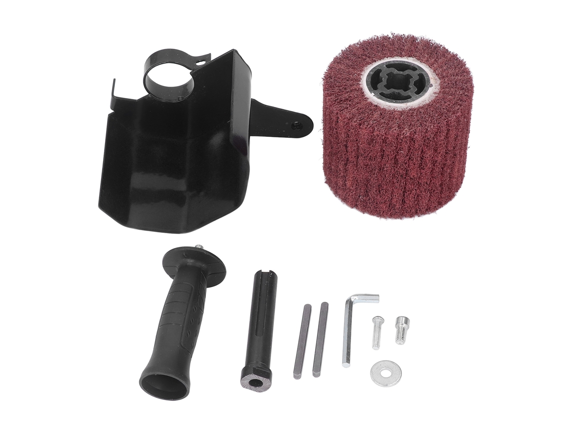 Kit De Polimento E Brilho Anexo Para Lixadeira Angular M10 Para Madeira E Metal