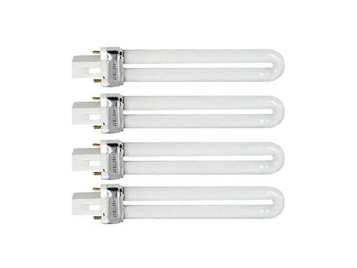 2025 4pcs/set Uv Lamp Replacement Tubes 9w U shaped 365nm Bulb Tube For Nail Art Dryer Light Dr Yer GOKOCO