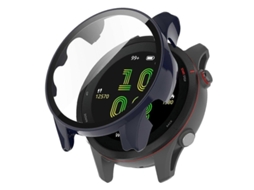 Fasst capa protetora dura de vidro temperado para Garmin Forerunner 255, antiarranhões e impacto