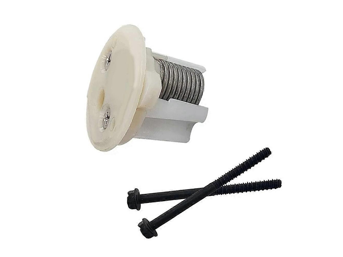 Mola De Vaso Sanitário Para 385236096 Com Peça Final Branca E 2 Parafusos, Acessórios Para Rv Aquaforge