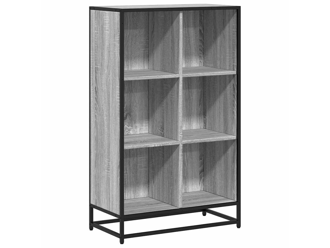 Estante Derivados de Madeira Cinzento Sonoma MAISON EXCLUSIVE 65,5x33x107,5 cm