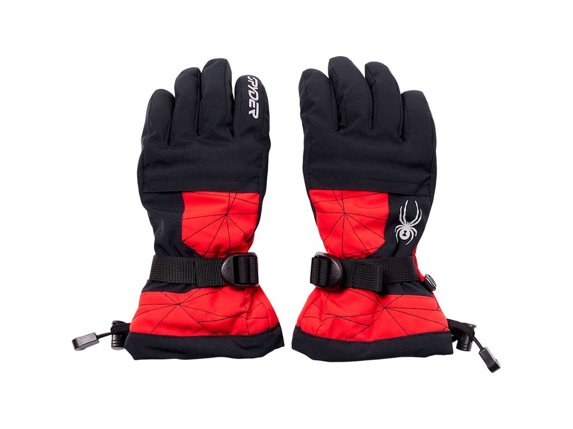 SPYDER Luvas Overweb Vermelho,Preto M Rapaz