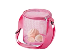 Bolsa De Praia Infantil, Bolsa Para Colecionar Conchas, Bolsa Organizadora De Brinquedos Em Tela Com Alça De Ombro Ajustável