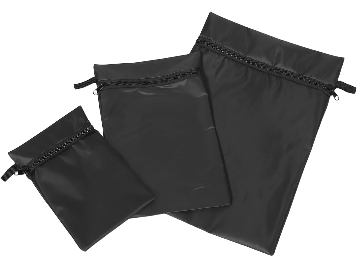 Conjunto de 3 Bolsas Impermeáveis de Tecido Oxford para Fraldas, em Tamanhos Variados. CHABERLU