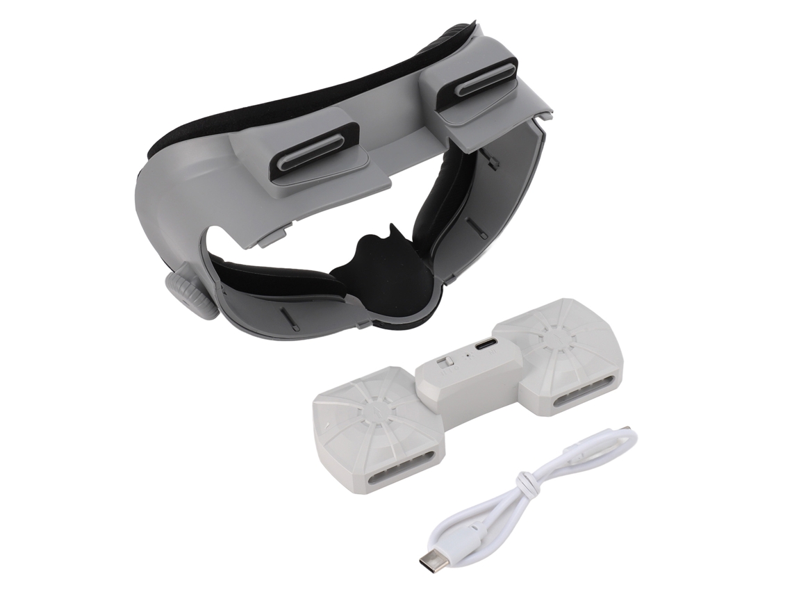 Capa de Face Mali para VR, com cooler, dois ventiladores ajustáveis, para aliviar calor e neblina