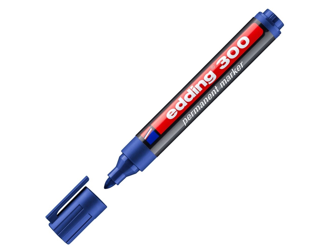 Marcador EDDING 300 1.5 3 mm Azul Worten.pt