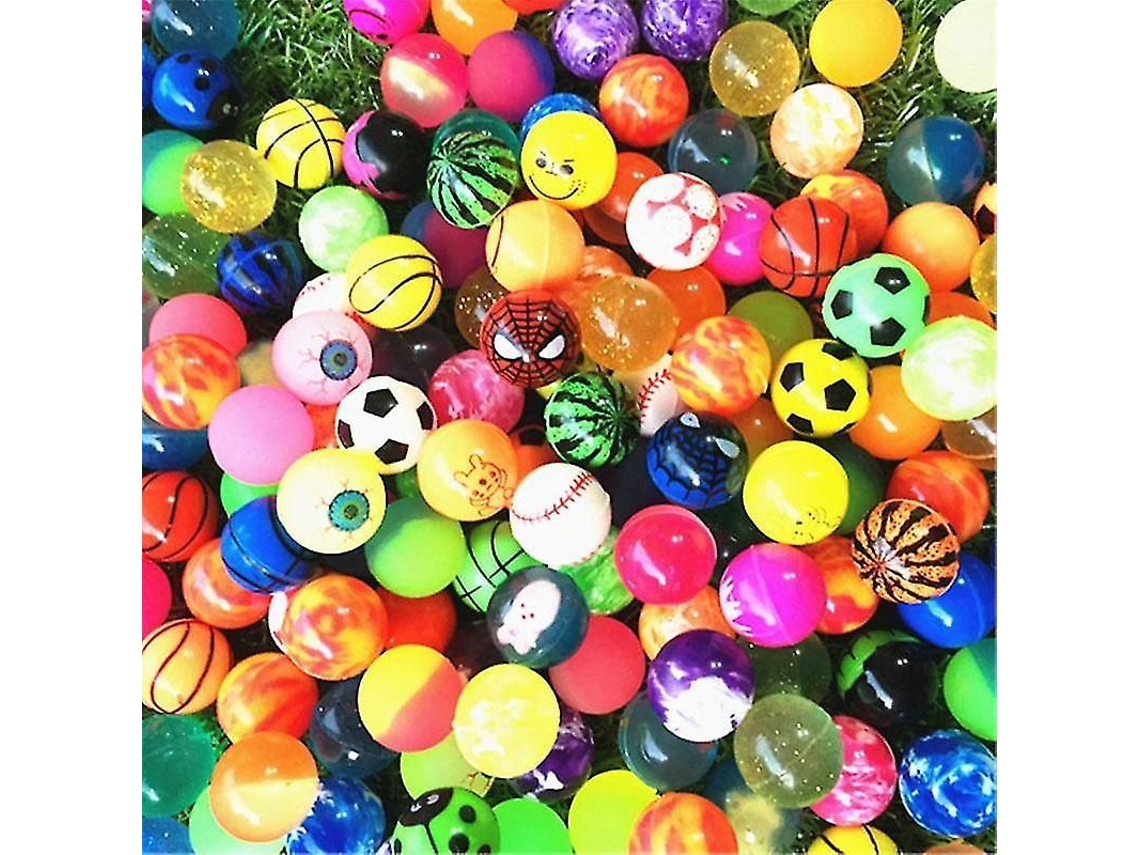 Bolas de Borracha com Elasticidade Híbrida Exterior, Pacote de 30