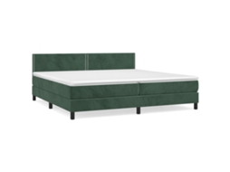 Box Spring Bed, Box Spring Beds Vidaxl Verde Veludo (200 X 200 Cm)