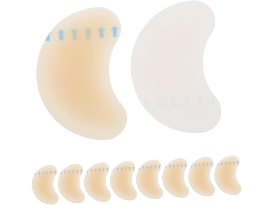 Adesivos De Gel Antidesgaste Para Calcanhar, 10 Unidades, Bege, Reduzem O Atrito E Protegem Durante A Caminhada, Ideais
