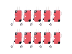 10 Peças de Interruptor de Limite Plástico Metal V 156 1C25