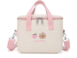 Lancheira Kawaii Bolsa de Almoço Bordada Fofa Aquaforge Bolsa Térmica Reutilizável