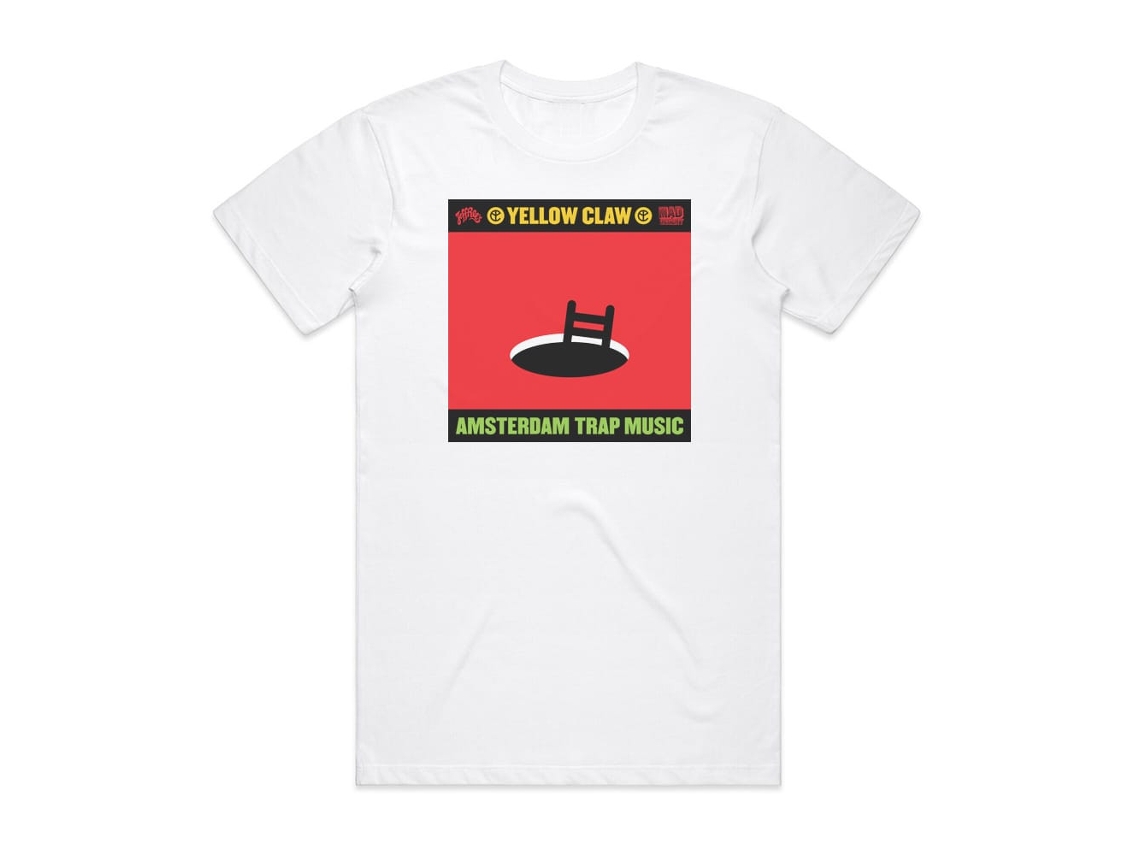 Yellow Claw Amsterdam Trap Music Album Cover T-shirt White Rockinstone Size-l