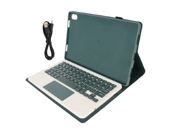 2026zentro-capa Com Teclado Desmontável E Trackpad Para Tablet Tab P11 Plus 2021 P11 2020 Tb J606f Tb J606x Tb J607f Verde Escuro