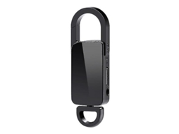 Gravador De Áudio De Chaveiro, Ative A Gravação Da Unidade Flash Usb Com Mp3 Player 64 Gb Yizhood (preto)