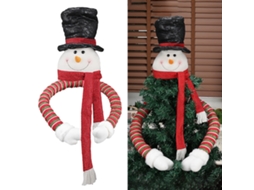 Laxiscreed Decoração De Natal Com Boneco De Neve, Pai Natal E Duende Para Árvore E Casa Festiva