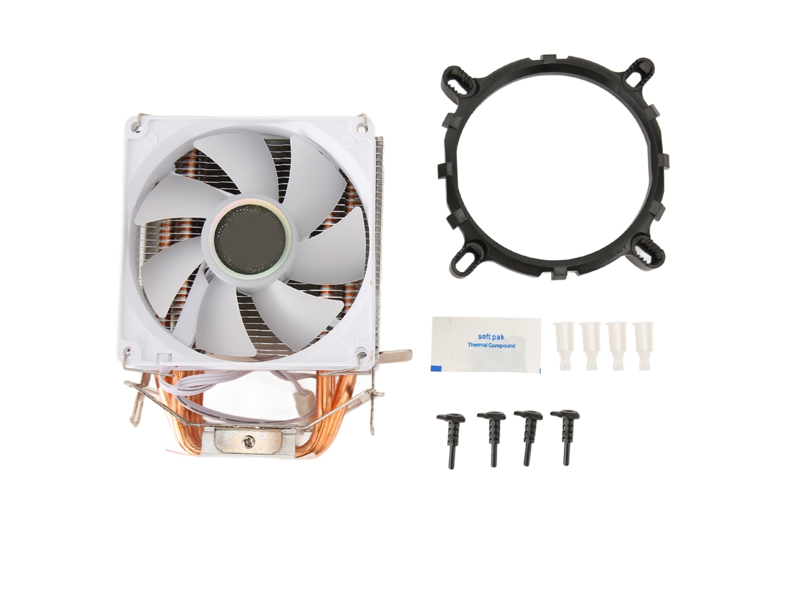 Aetheria cooler de Ar para Cpu 7 Lâminas 6 Calodutos 3 Pinos 22db Compatível com Intel e Amd