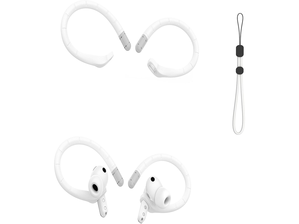 Ganchos De Silicone Para Orelha Compatíveis Com Samsung Galaxy Buds 4-buds 4pro, Com Cordão, Acessórios Para Fones De