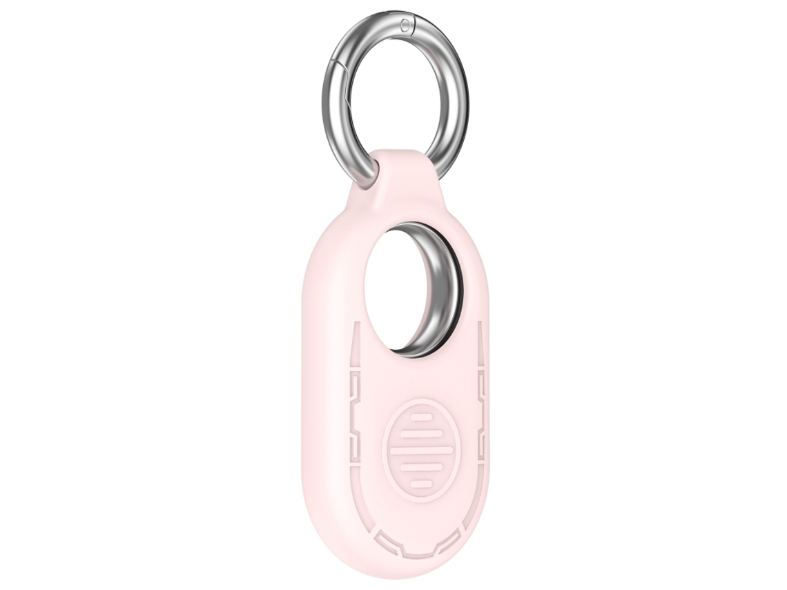 Capa Para Samsung Galaxy Smarttag 2 Location Tracker Protetora De Silicone Portátil Rosa Claro